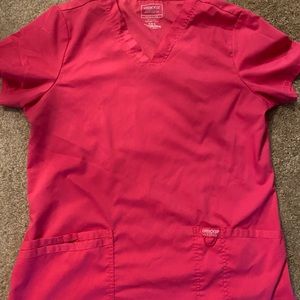 Cherokee workwear Pink scrub set